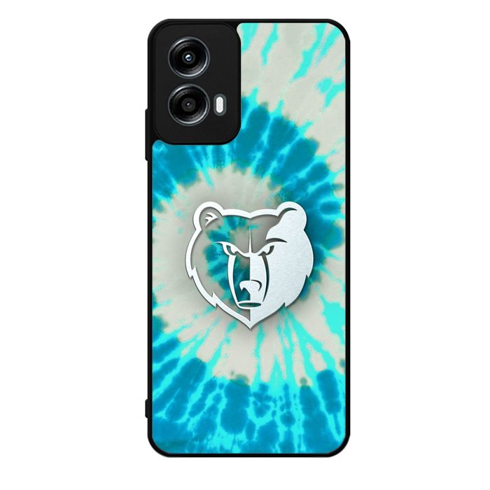 Memphis Grizzlies Tie Dye Style Logo Motorola Moto G Play 2024 Case OV10491