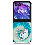 Memphis Grizzlies Tie Dye Style Logo Motorola Moto Razr Plus 2024 , Moto Razr+ 2024 Case OV10491