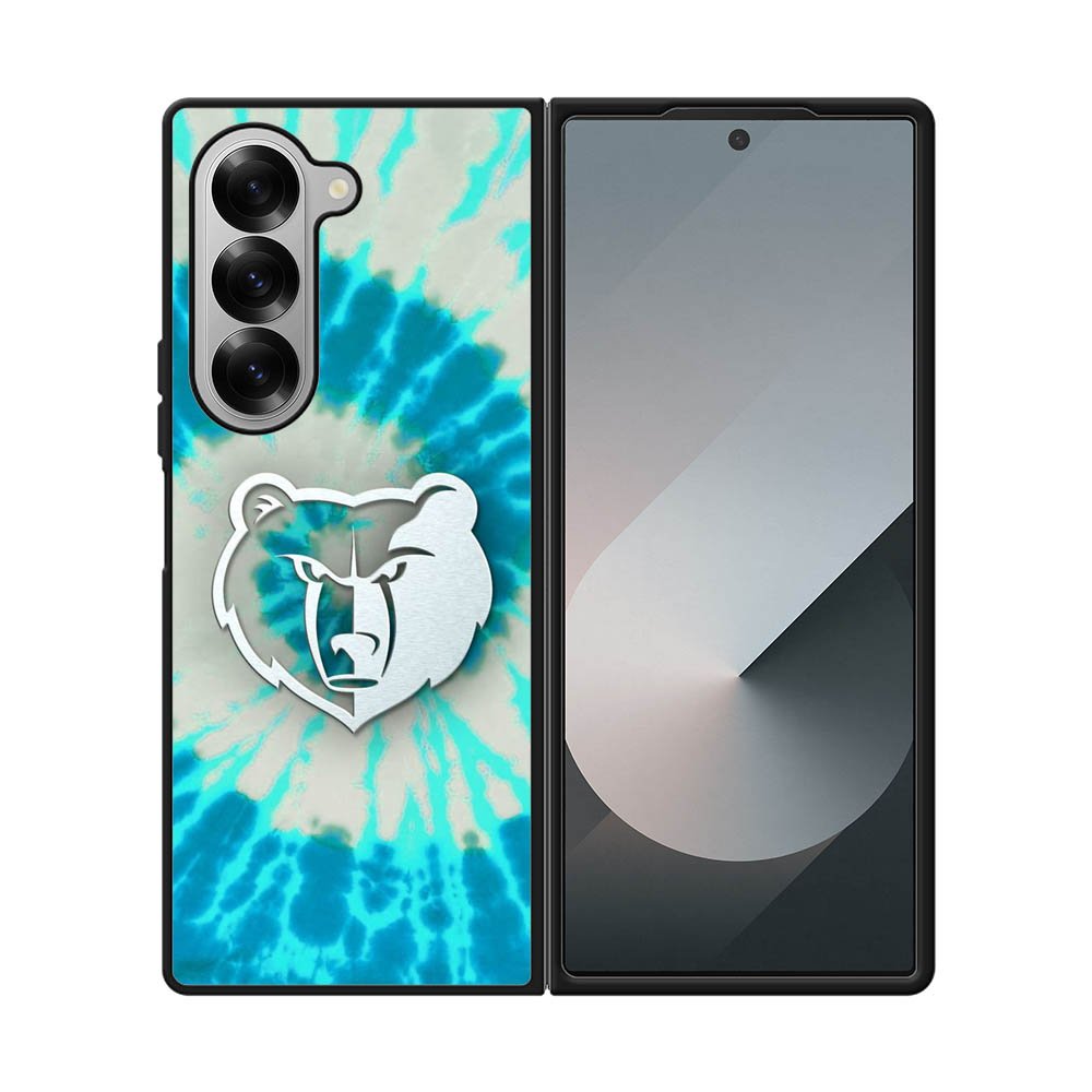 Memphis Grizzlies Tie Dye Style Logo Samsung Galaxy Z Fold 7 5G Case QC10491