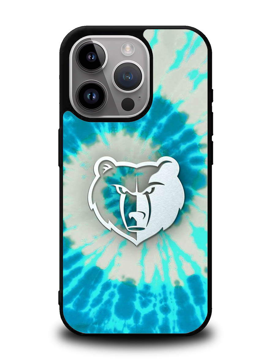 Memphis Grizzlies Tie Dye Style Logo iPhone 16 Pro Case OV10491
