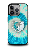 Memphis Grizzlies Tie Dye Style Logo iPhone 16 Pro Case OV10491