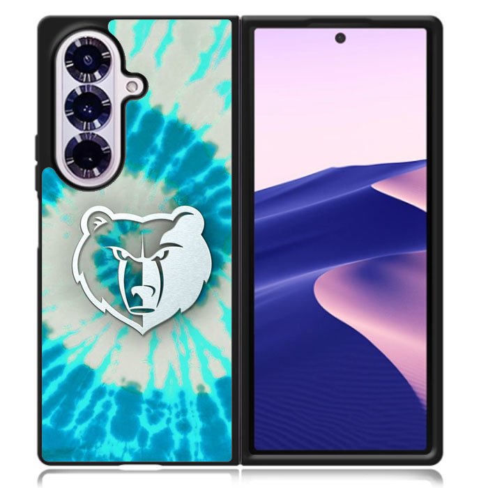 Memphis Grizzlies Tie Dye Style Logo Samsung Galaxy Z Fold 7 Case OV10491
