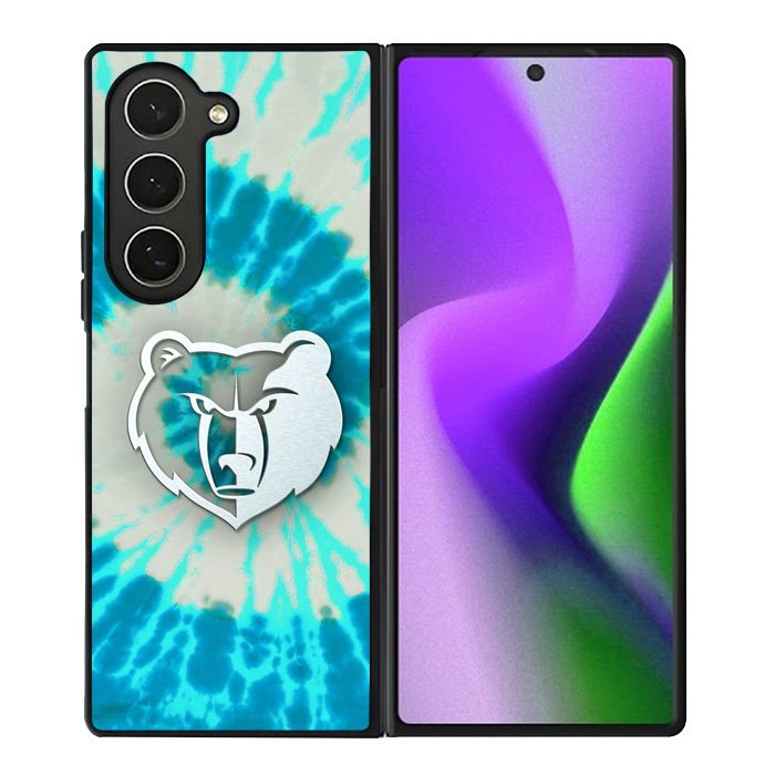 Memphis Grizzlies Tie Dye Style Logo Samsung Galaxy Z Fold 6 5G 2024 Case OV10491