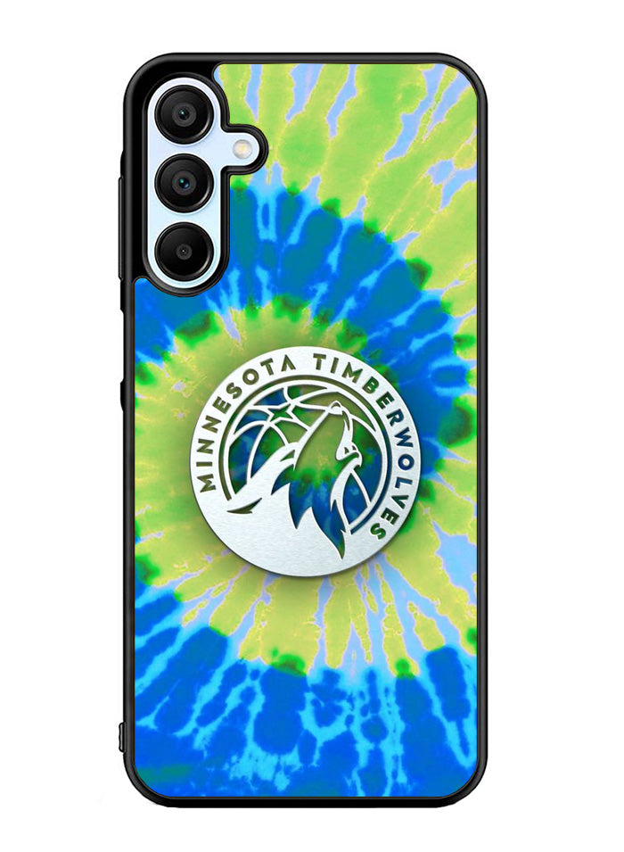 Minnesota Timberwolves Tie Dye Style Logo Samsung Galaxy A35 5G Case OV10499