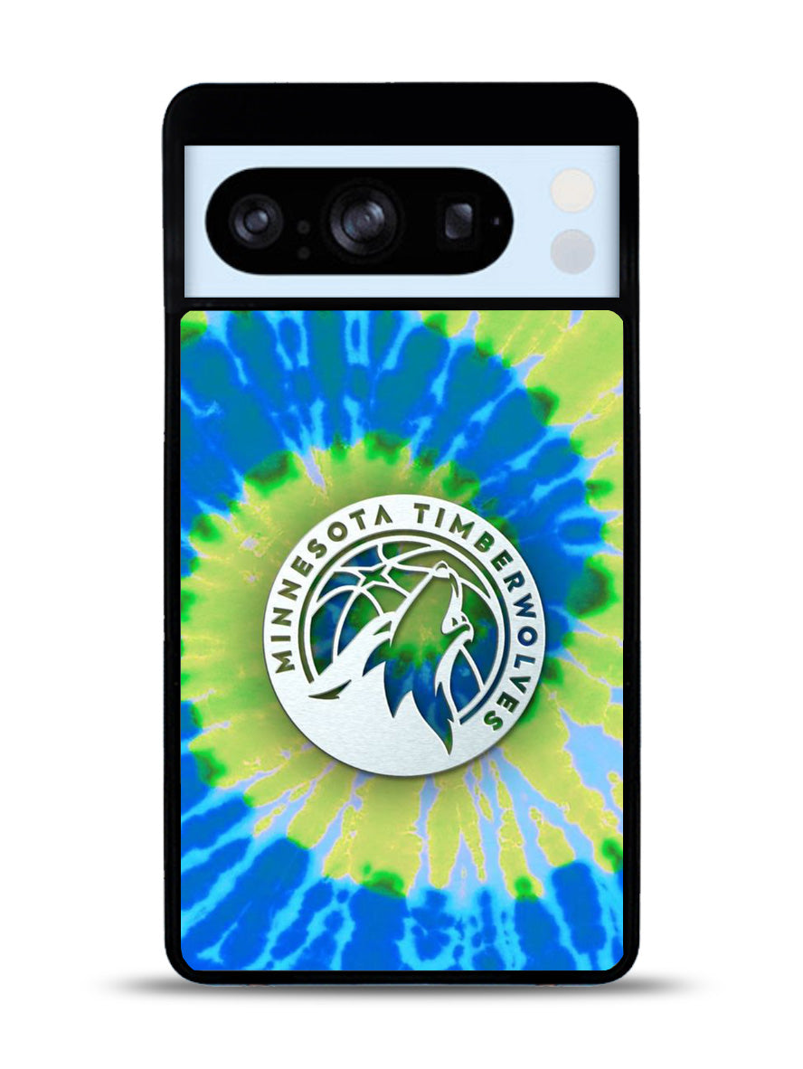 Minnesota Timberwolves Tie Dye Style Logo Google Pixel 8 Pro Case QC10499