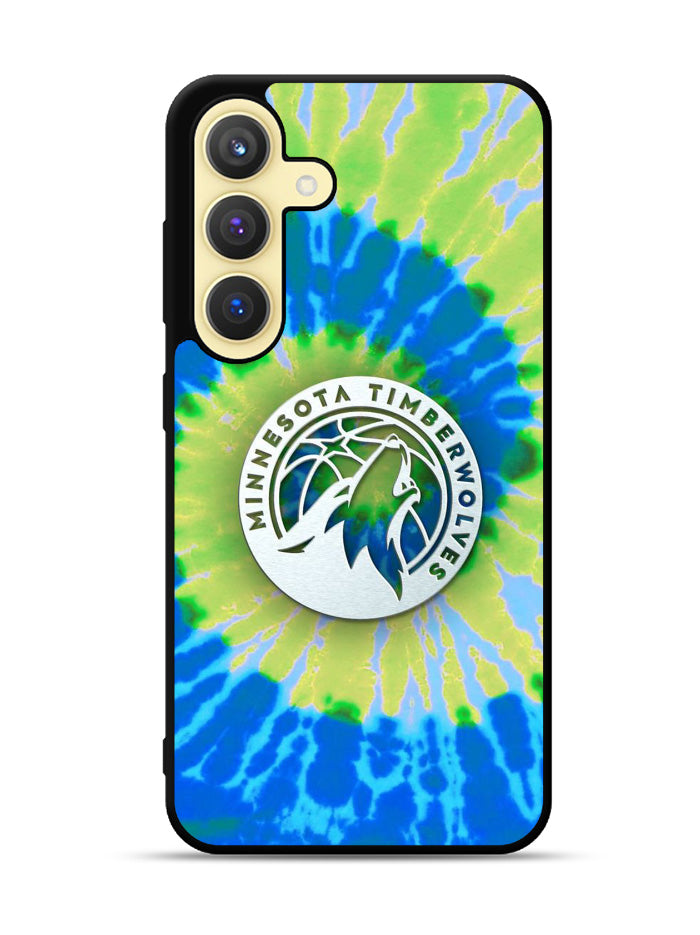 Minnesota Timberwolves Tie Dye Style Logo Samsung Galaxy S25 Plus 5G , Samsung Galaxy S25+ 5G Case OV10499