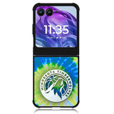 Minnesota Timberwolves Tie Dye Style Logo Motorola Moto Razr Plus 2024 , Moto Razr+ 2024 Case OV10499