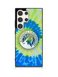 Minnesota Timberwolves Tie Dye Style Logo Samsung Galaxy S24 Ultra 5G Case OV10499