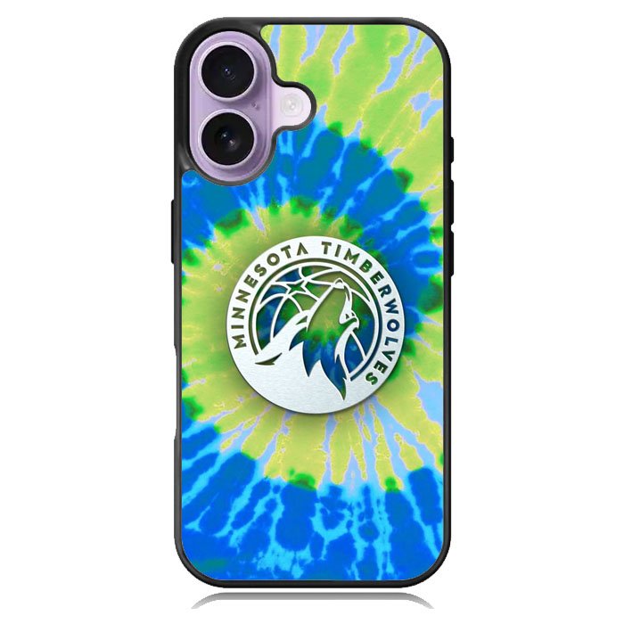 Minnesota Timberwolves Tie Dye Style Logo iPhone 17 Case OV10499