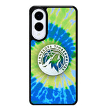 Minnesota Timberwolves Tie Dye Style Logo Samsung Galaxy S25 Edge 5G Case OV10499