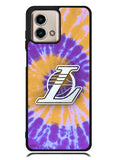 Los Angeles Lakers Tie Dye Style Logo Motorola Moto G Stylus 5G 2023 Case OV10624