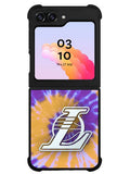 Los Angeles Lakers Tie Dye Style Logo Samsung Galaxy Z Flip 5 5G 2023 Case OV10624