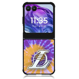 Los Angeles Lakers Tie Dye Style Logo Motorola Moto Razr Plus 2024 , Moto Razr+ 2024 Case OV10624