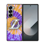 Los Angeles Lakers Tie Dye Style Logo Samsung Galaxy Z Fold 7 5G Case QC10624