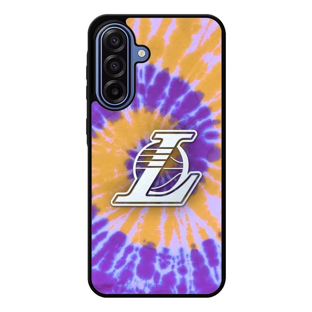 Los Angeles Lakers Tie Dye Style Logo Samsung Galaxy A17 Case QC10624