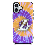 Los Angeles Lakers Tie Dye Style Logo iPhone 16 Plus Case QC10624
