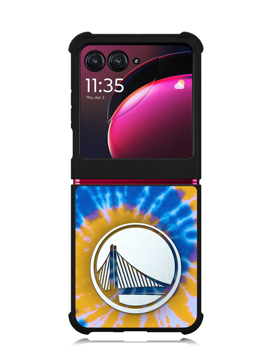 Golden State Warriors Tie Dye Style Logo Motorola Moto Razr Plus 2023 , Moto Razr+ 2023 Case OV10584