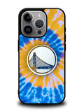 Golden State Warriors Tie Dye Style Logo iPhone 16 Pro Max Case QC10584