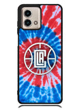 Los Angeles Clippers Tie Dye Style Logo Motorola Moto G Stylus 5G 2023 Case OV10623