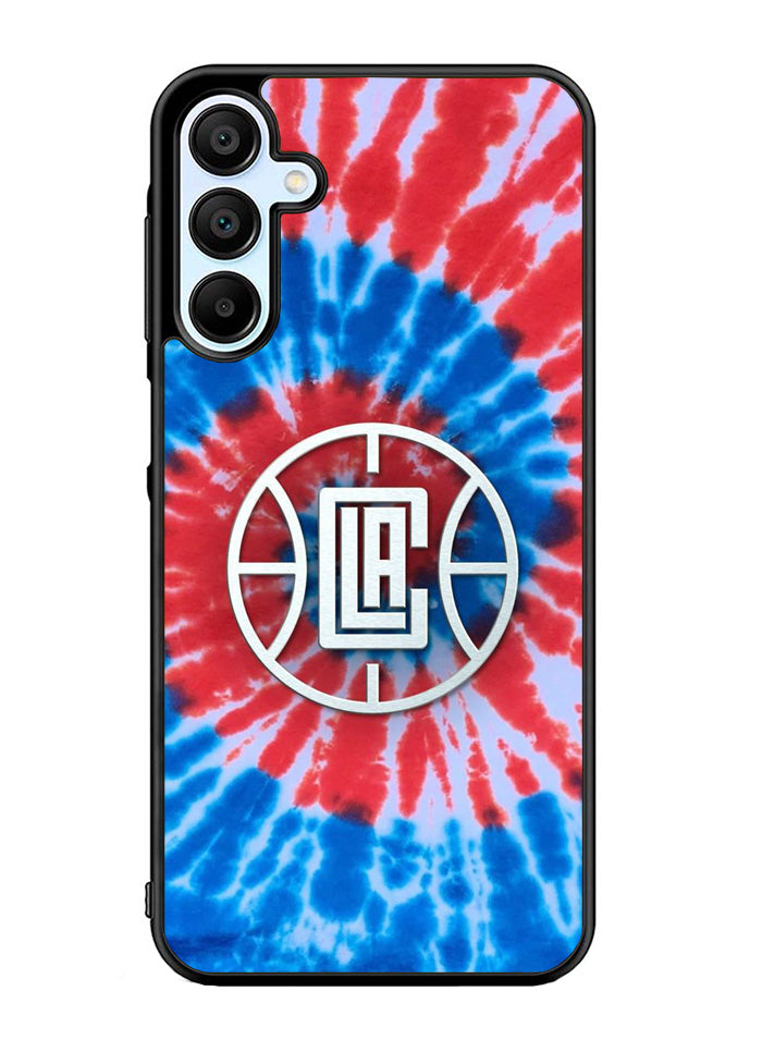 Los Angeles Clippers Tie Dye Style Logo Samsung Galaxy A35 5G Case OV10623