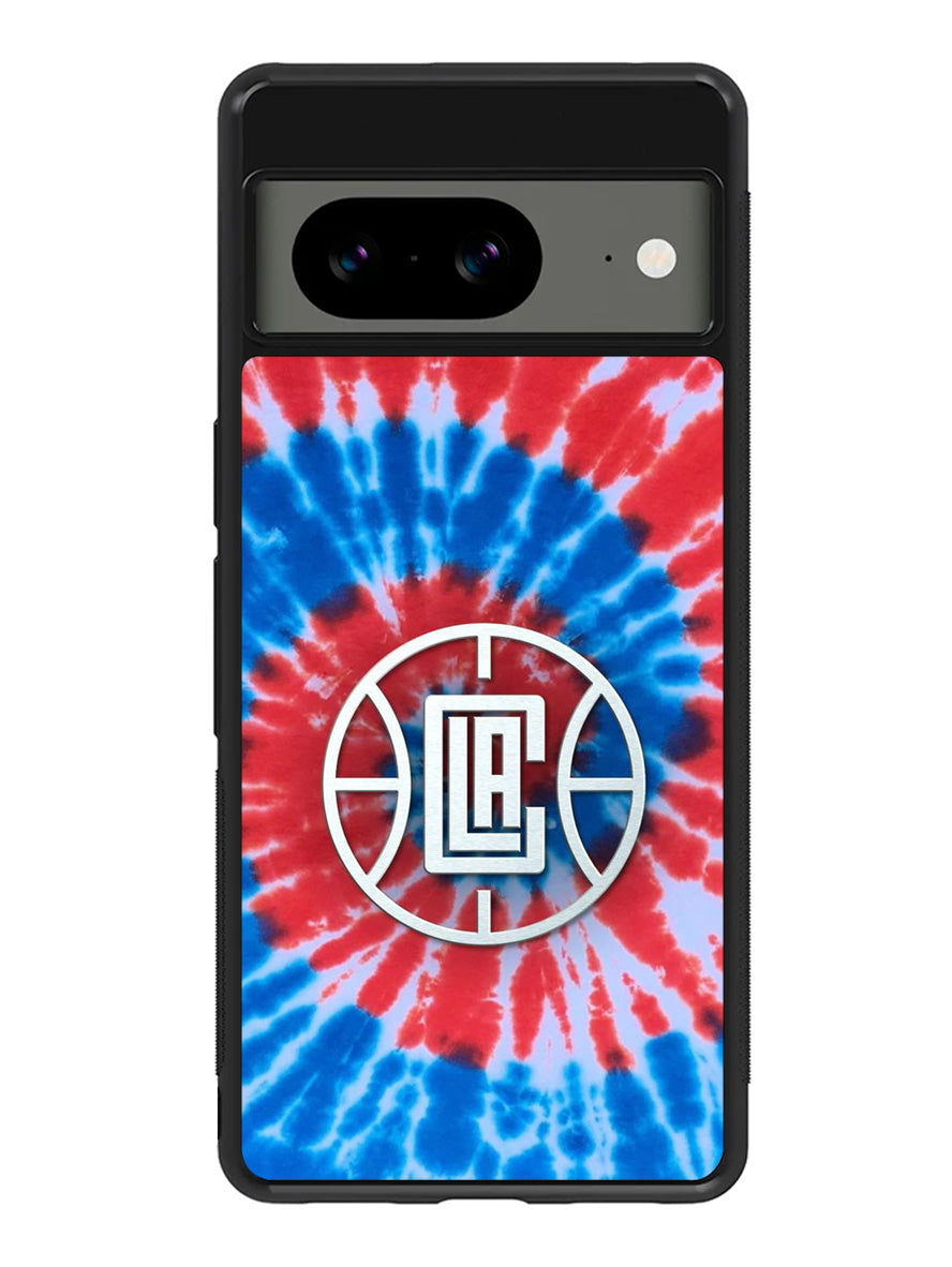 Los Angeles Clippers Tie Dye Style Logo Google Pixel 8 Case QC10623