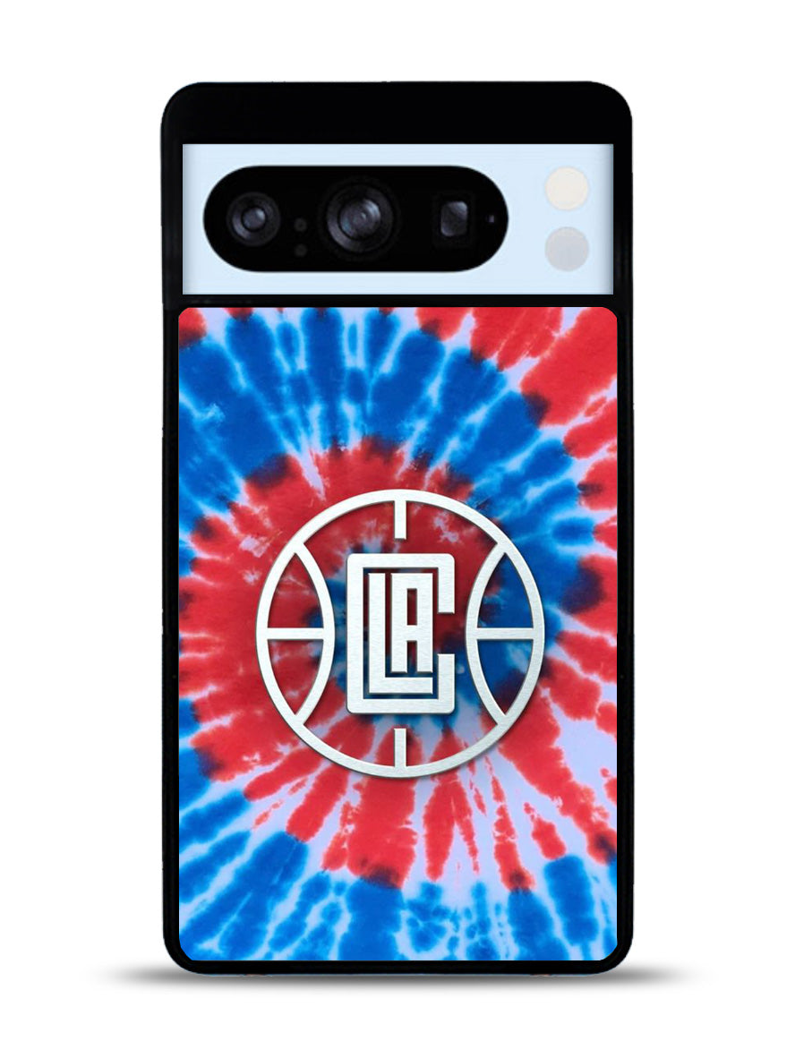 Los Angeles Clippers Tie Dye Style Logo Google Pixel 8 Pro Case QC10623