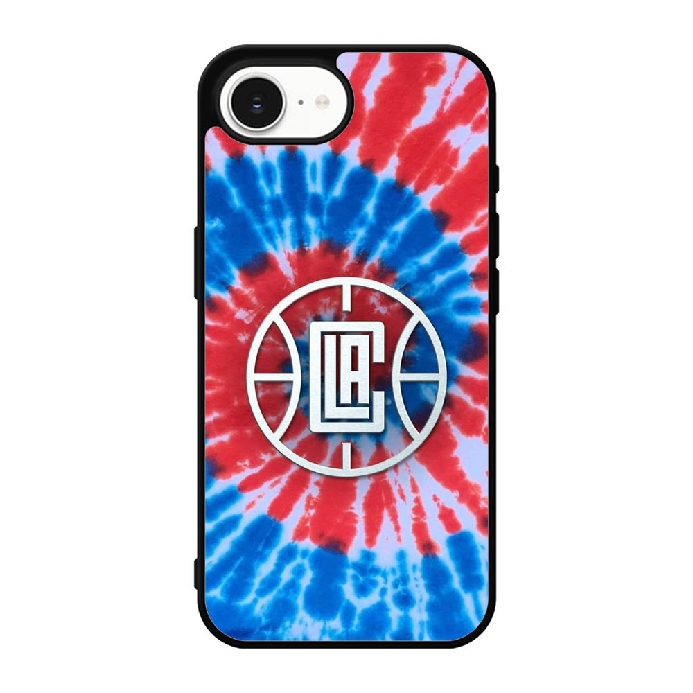 Los Angeles Clippers Tie Dye Style Logo iPhone 17e Case QC10623