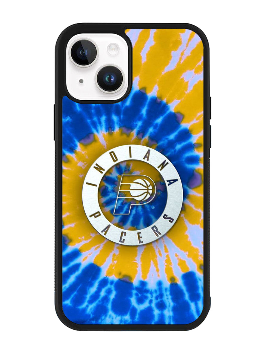 Indiana Pacers Tie Dye Style Logo iPhone 14 Plus Case QC10596