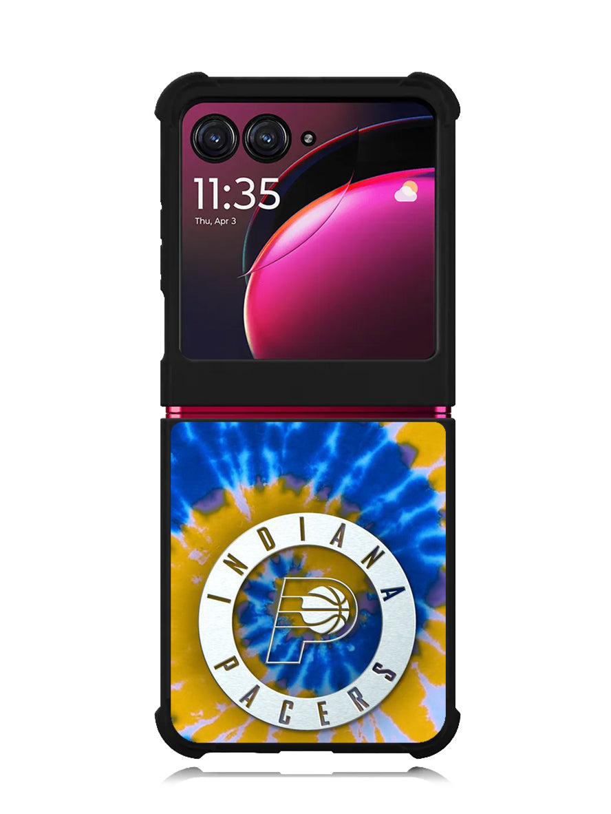 Indiana Pacers Tie Dye Style Logo Motorola Moto Razr Plus 2023 , Moto Razr+ 2023 Case OV10596