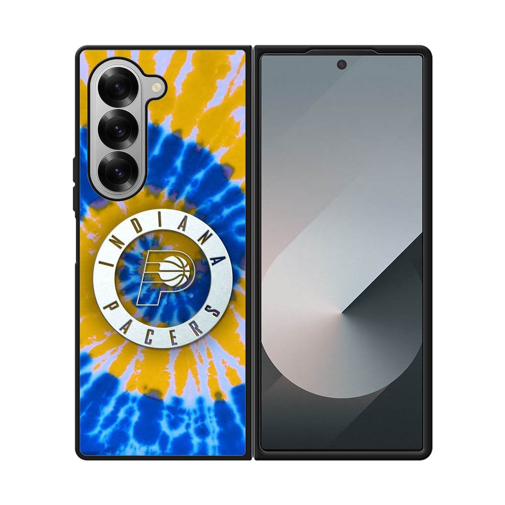Indiana Pacers Tie Dye Style Logo Samsung Galaxy Z Fold 7 5G Case QC10596