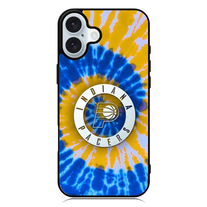 Indiana Pacers Tie Dye Style Logo iPhone 16 Case QC10596