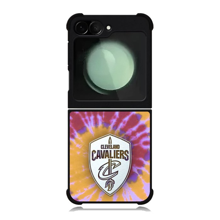 Cleveland Cavaliers Tie Dye Style Logo Samsung Galaxy Z Flip 6 5G 2024 Case OV10699
