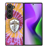 Cleveland Cavaliers Tie Dye Style Logo Samsung Galaxy Z Fold 6 5G 2024 Case OV10699
