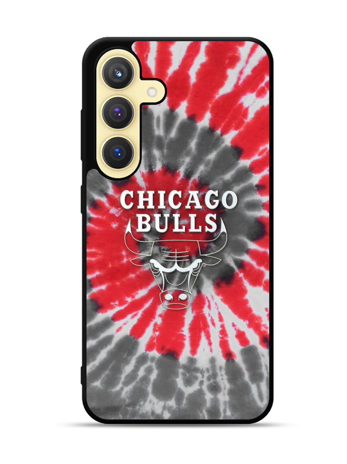 Chicago Bulls Tie Dye Style Logo Samsung Galaxy S25 Plus 5G , Samsung Galaxy S25+ 5G Case OV10687