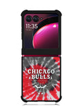 Chicago Bulls Tie Dye Style Logo Motorola Moto Razr Plus 2023 , Moto Razr+ 2023 Case OV10687