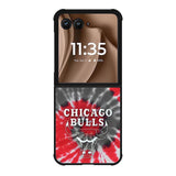 Chicago Bulls Tie Dye Style Logo Motorola Moto RAZR Plus 2025 Case OV10687