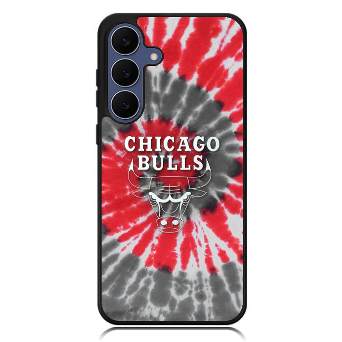 Chicago Bulls Tie Dye Style Logo Samsung Galaxy S25 FE Case OV10687