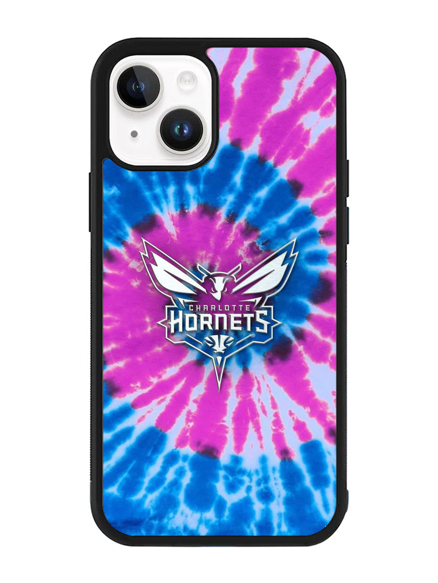 Charlotte Hornets Tie Dye Style Logo iPhone 14 Plus Case QC10678