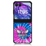 Charlotte Hornets Tie Dye Style Logo Motorola Moto Razr Plus 2024 , Moto Razr+ 2024 Case OV10678