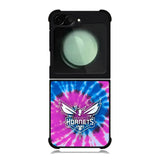 Charlotte Hornets Tie Dye Style Logo Samsung Galaxy Z Flip 6 5G 2024 Case OV10678
