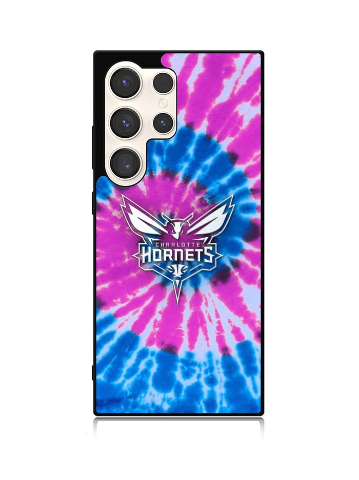 Charlotte Hornets Tie Dye Style Logo Samsung Galaxy S25 Ultra 5G Case QC10678