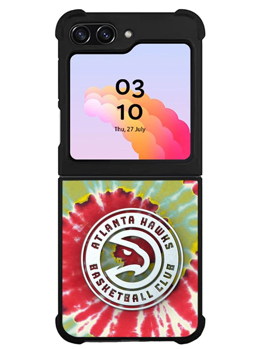 Atlanta Hawks Tie Dye Style Logo Samsung Galaxy Z Flip 5 5G 2023 Case OV10641