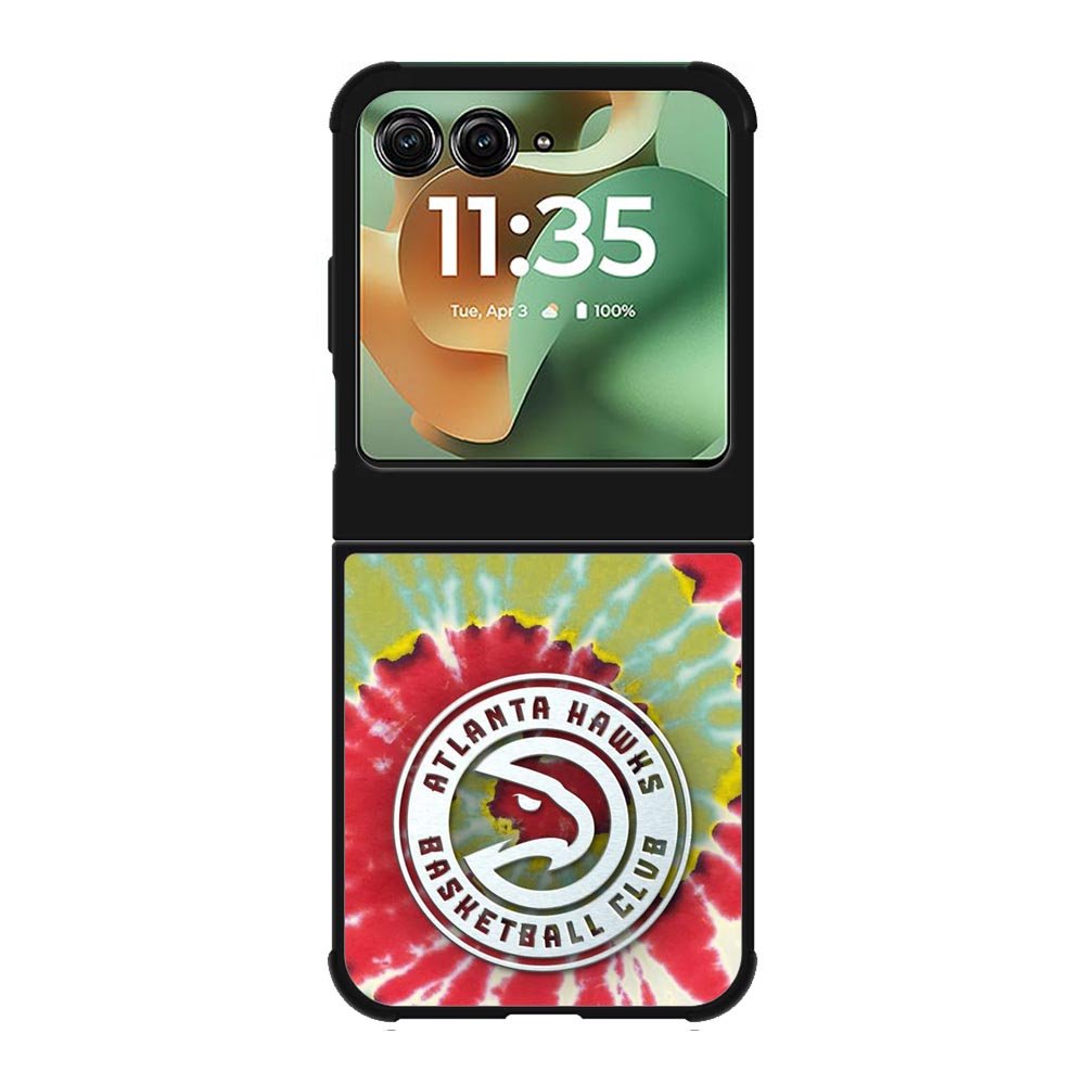 Atlanta Hawks Tie Dye Style Logo Motorola Moto RAZR 2025 Case OV10641