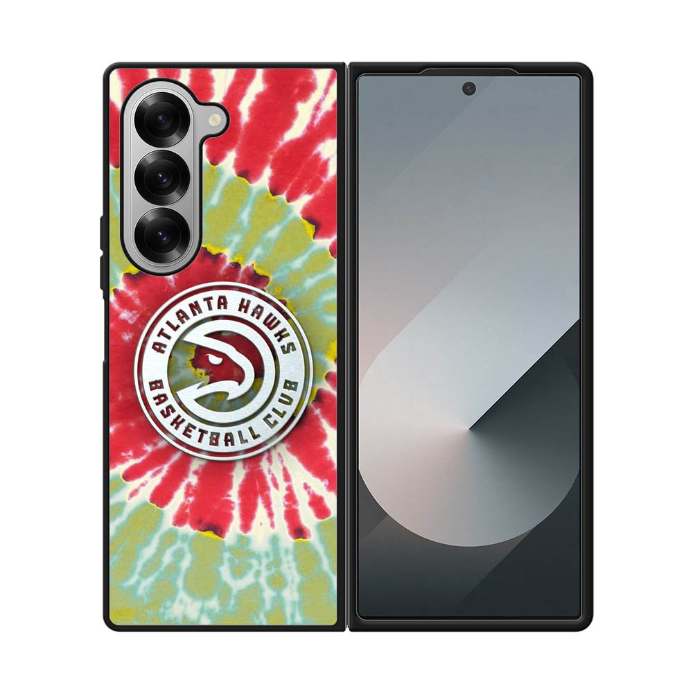 Atlanta Hawks Tie Dye Style Logo Samsung Galaxy Z Fold 7 5G Case QC10641