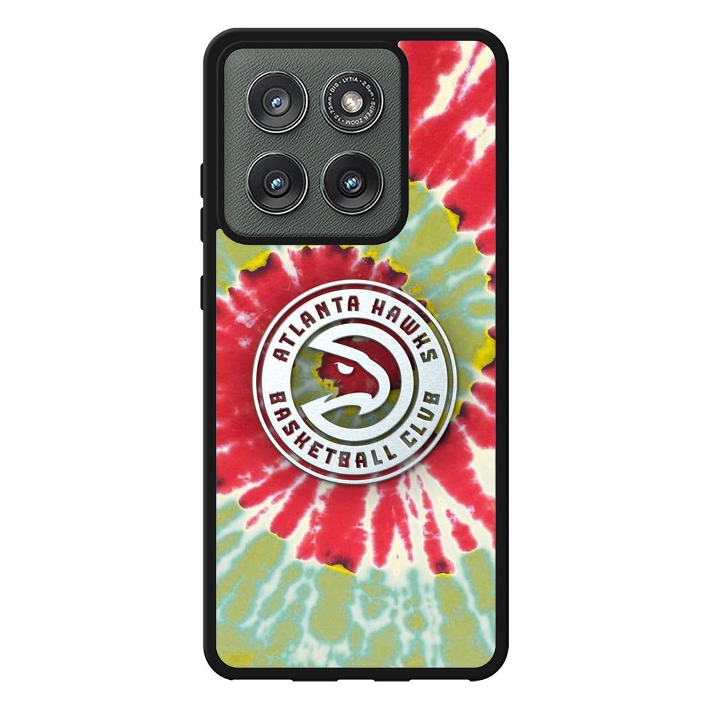 Atlanta Hawks Tie Dye Style Logo Motorola Moto Edge 2025 Case QC10641