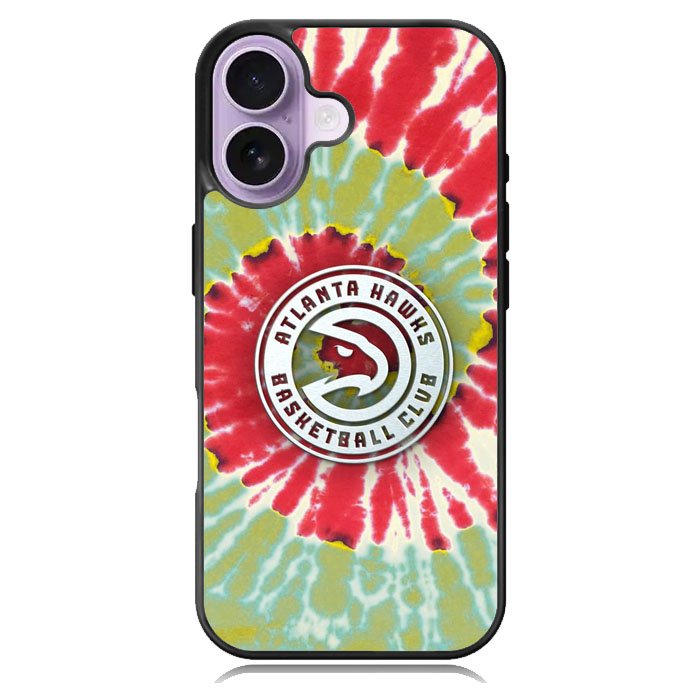 Atlanta Hawks Tie Dye Style Logo iPhone 17 Case OV10641