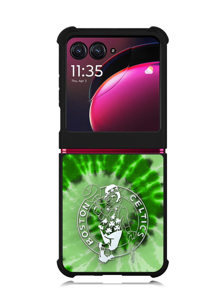 Boston Celtics Tie Dye Style Logo Motorola Moto Razr Plus 2023 , Moto Razr+ 2023 Case OV10665