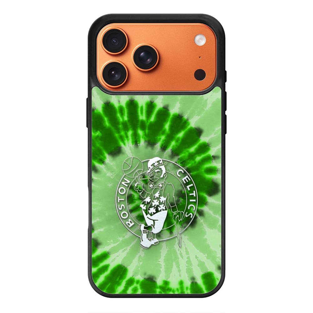 Boston Celtics Tie Dye Style Logo iPhone 17 Pro Max Case OV10665