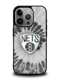 Brooklyn Nets Tie Dye Style Logo iPhone 16 Pro Case OV10668