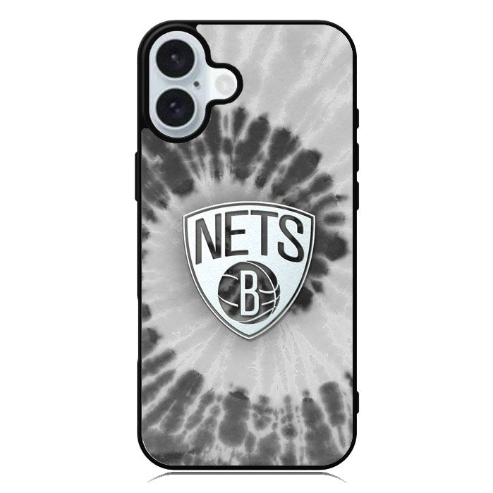 Brooklyn Nets Tie Dye Style Logo iPhone 16 Case QC10668